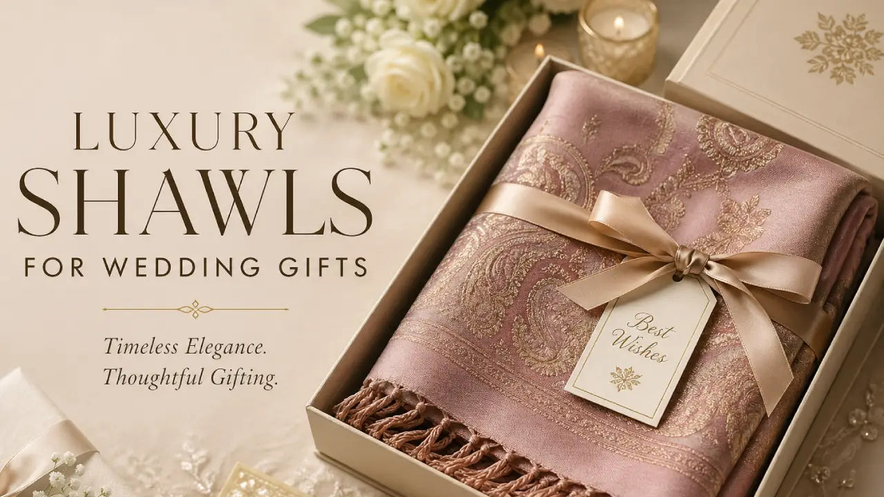 Why Luxury Shawls for Wedding Gifts Are the New Trend in India